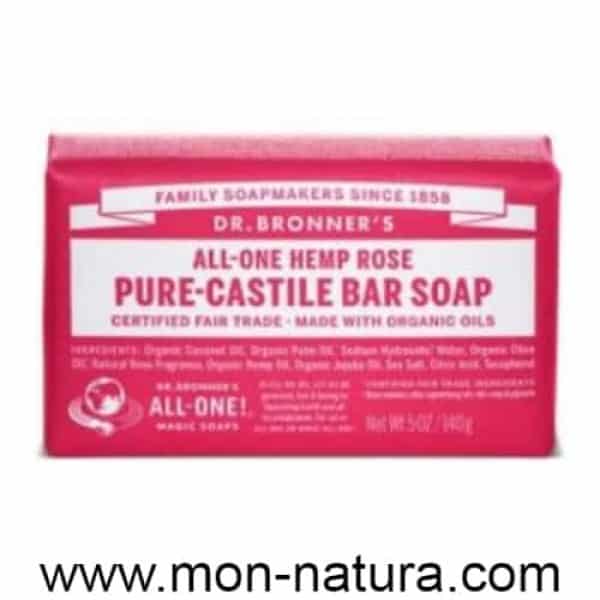 ABON EN PASTILLA rosas 140gr (DR BRONNERS)