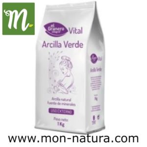 ARCILLA VERDE 1kg (EL GRANERO)