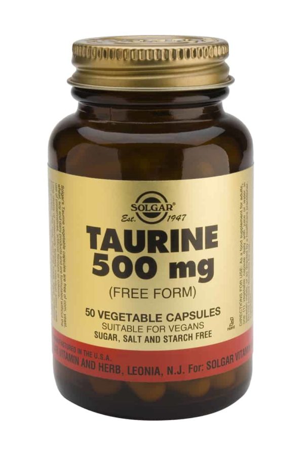Taurina 500 mg Solgar