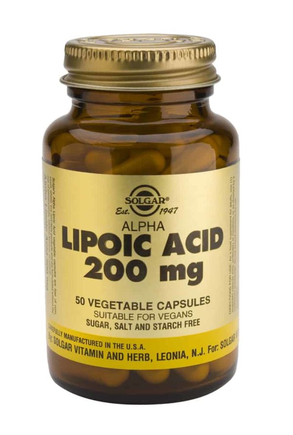 comprar acido alfa lipoico solgar 200 mg