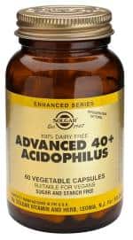 40 + Acidofilus Av. 60 Comprimidos de Solgar