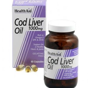 Aceite de hígado de bacalao 1.000 mg de HealthAid.mgdeHealthAid