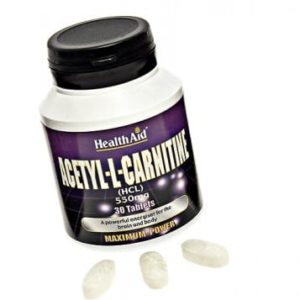 Acetil-L-Carnitina 550 mg de HealthAid