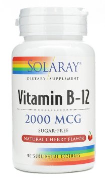 Solaray vitamina b12 2000 mcg solaray