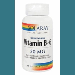 Vitamina b6 50mg solaray