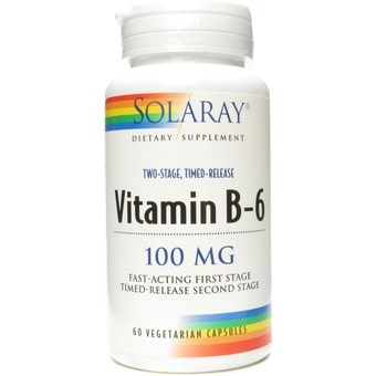 Vitamina b6 100mg solaray