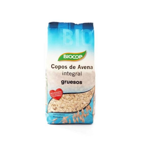 Copos de avena integral gruesos 500 gr biocop