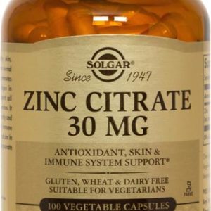 zinc citrate solgar