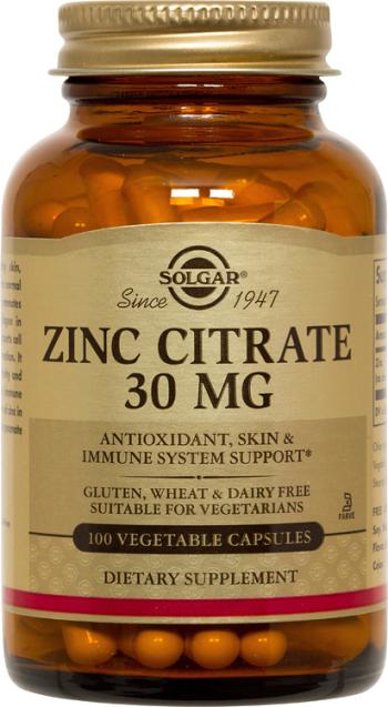 zinc citrate solgar