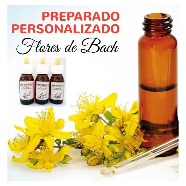 ▷ Preparado de Flores de Bach personalizado - comprar botellin mezcla de  flores de Bach