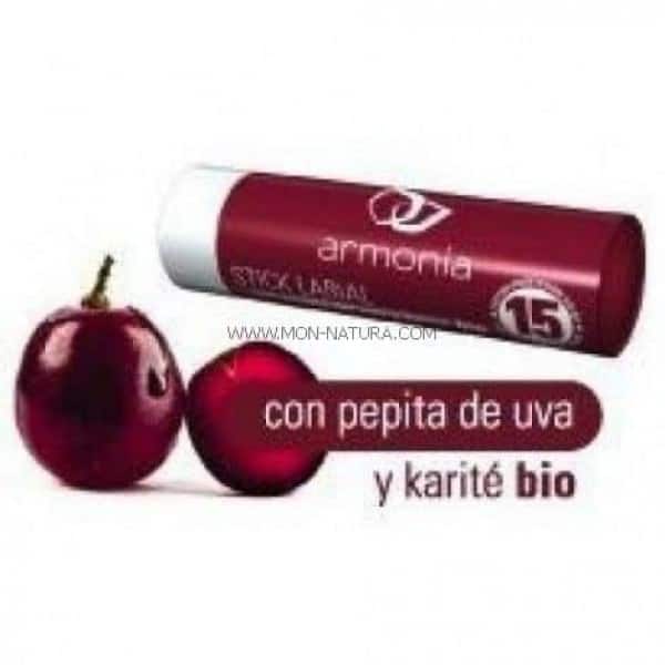 comprar protector labial con pepita de uva y karite armonia