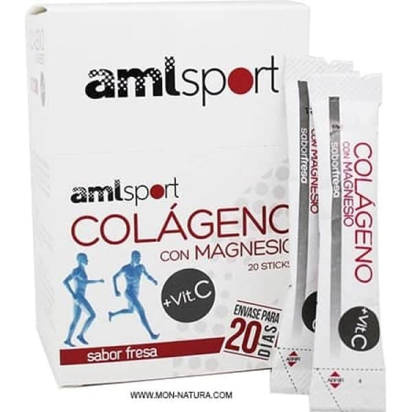 colageno con magnesio 20 sticks fresa ana maria lajusticia
