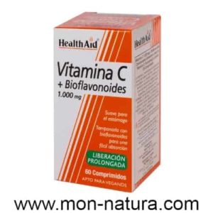 VITAMINA C + BIOFLAVONOIDES HealthAid
