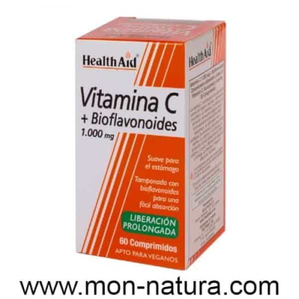 VITAMINA C + BIOFLAVONOIDES HealthAid