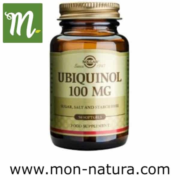 UBIQUINOL 100mg forma reducida de Co Q10 50cap (SOLGAR)