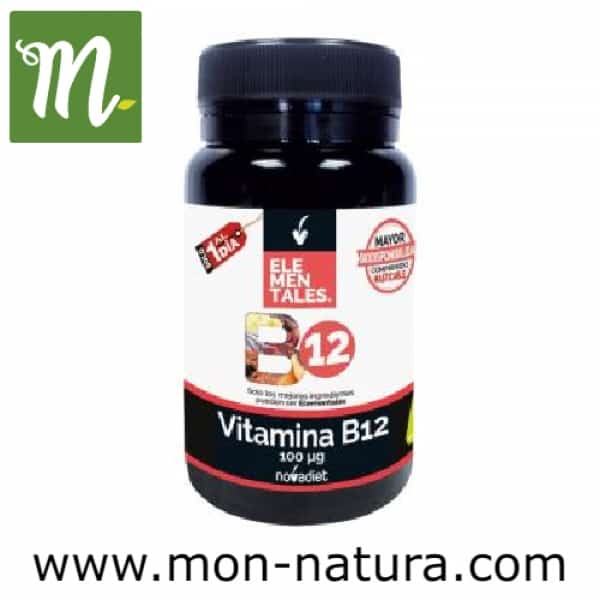 VITAMINA B12 100mcg 120comp ELEMENTALES (NOVADIET)